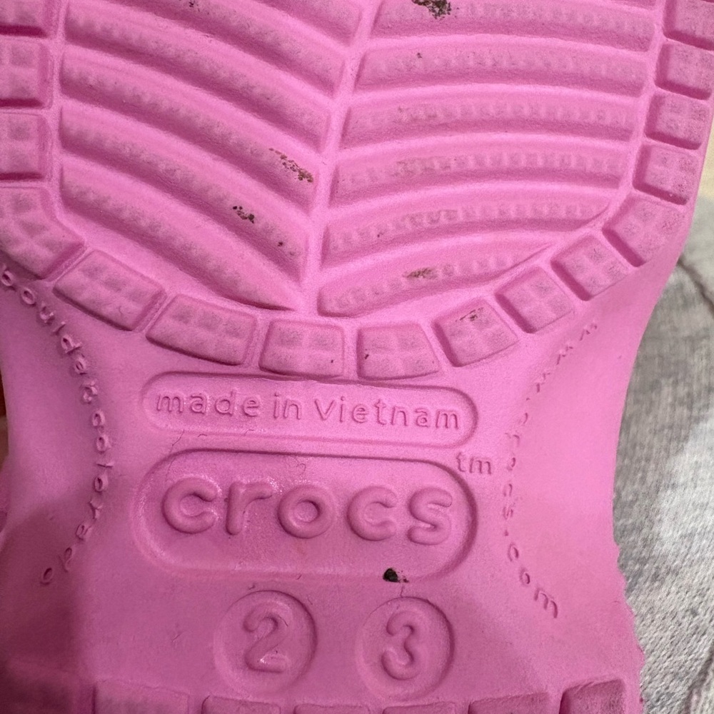 CROCS Vibrant Pink Footwear